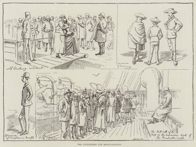 The Volunteers for Bechuanaland by Alfred Courbould